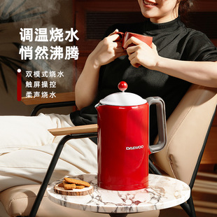 Daewoo Electric Kettle Thermostatic Kettle Household Kettle Automatic Thermal Insulation Integrated Stainless Steel Large Capacity
