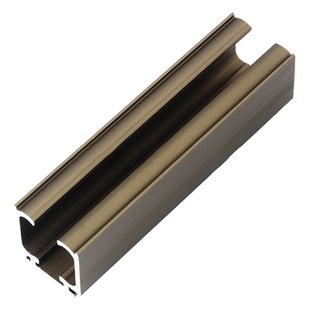 Home decoration hardware accessories aluminum alloy silent slide sliding glass door folding door pulley track folding door hanging rail