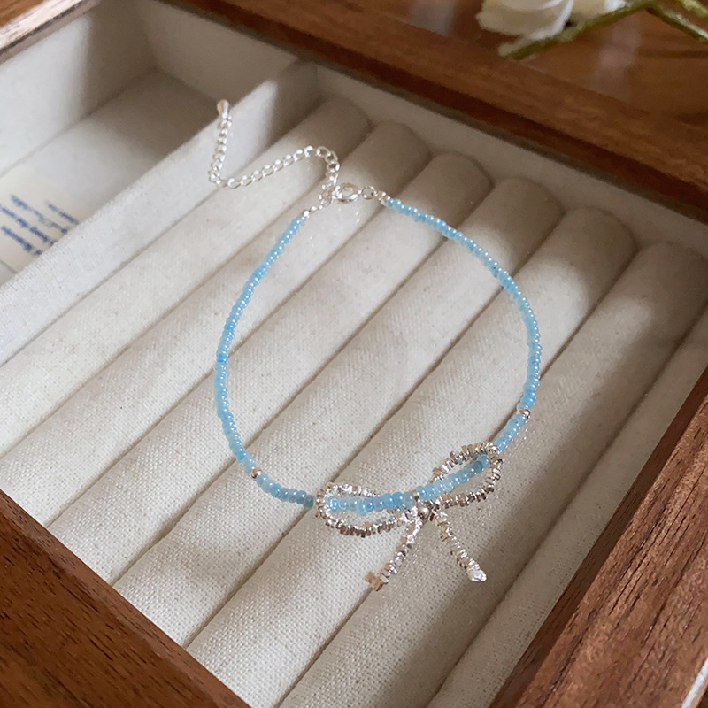 Estrellas de dopamina, gotas de aceite, cuentas de arroz, pulsera con cuentas, accesorios de pulsera dulce de verano, joyería de alta gama de nicho al por mayor