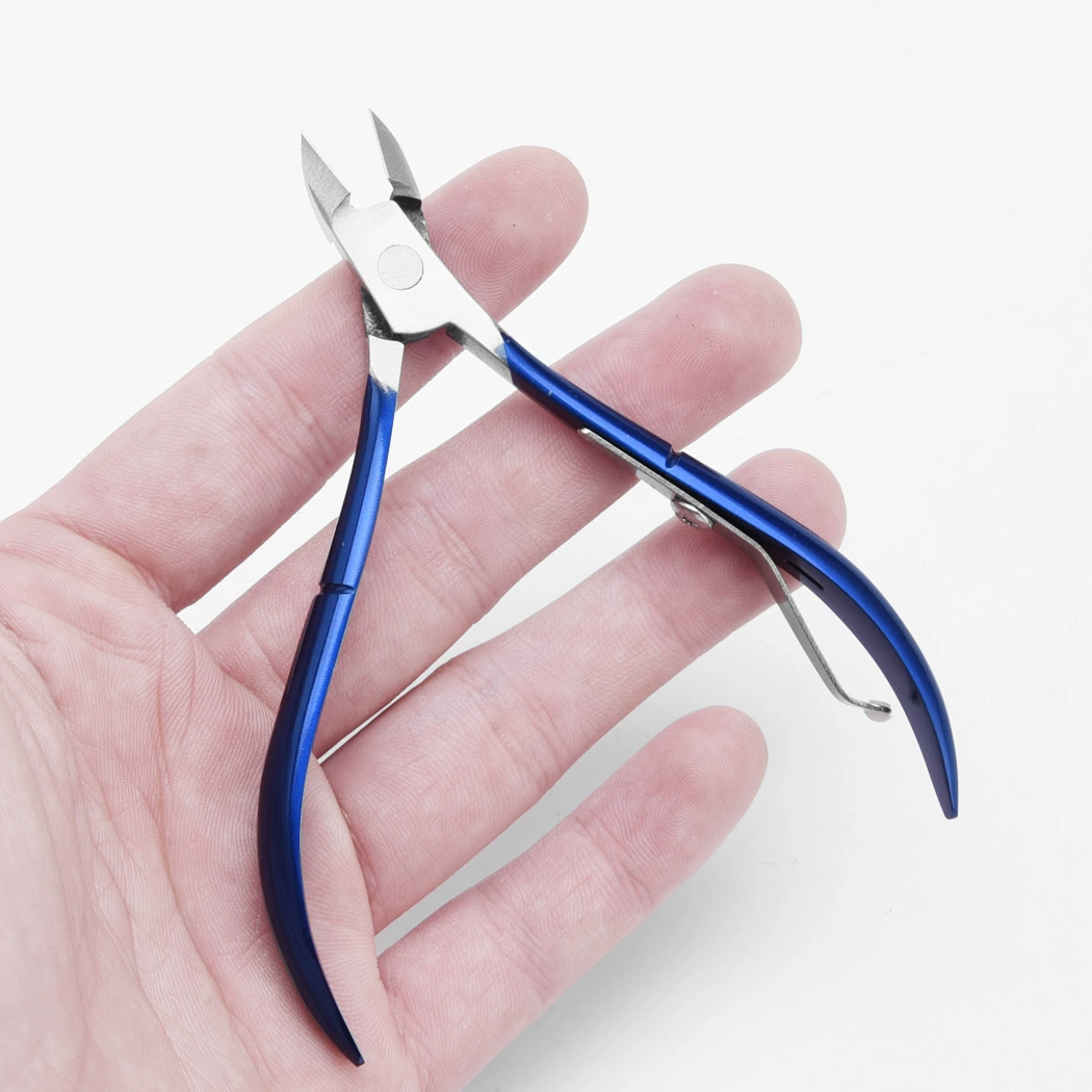 Синий 8715 мертвой кожи маникюрные кусачки для ногтей инструменты для ногтей кусачки из нержавеющей стали мертвой кожи