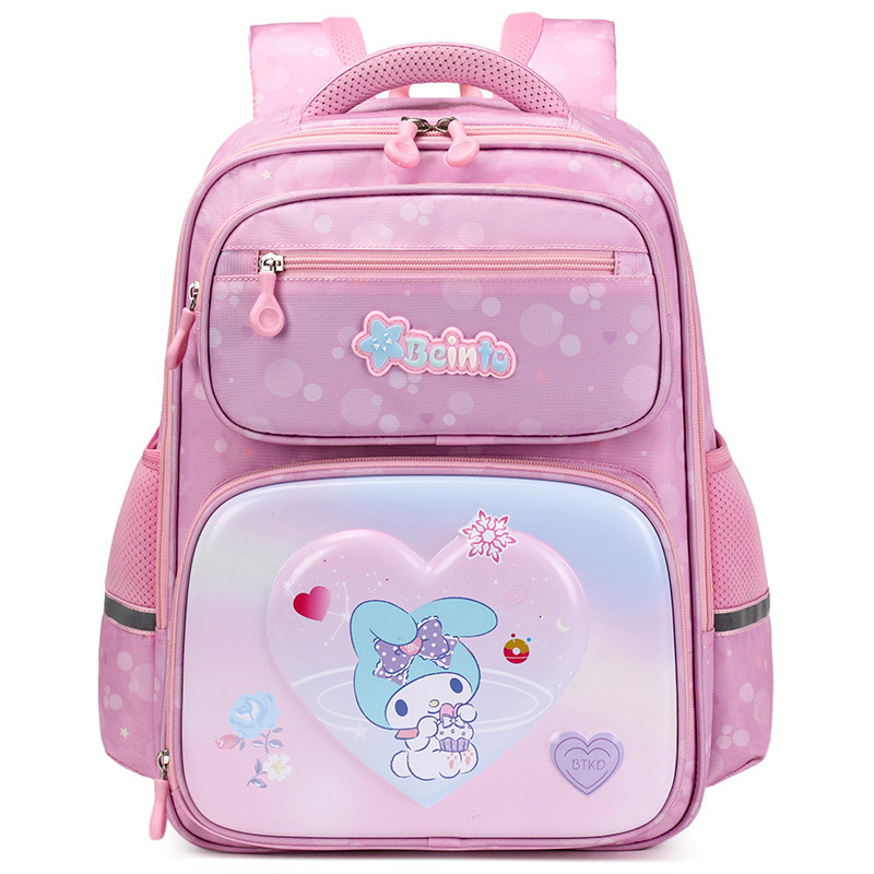 Espacio schoolbag estudiante de la escuela primaria nuevo 6-12 años de edad reducción de carga mochila de los niños 1-3-6 grado niños y niñas mochila