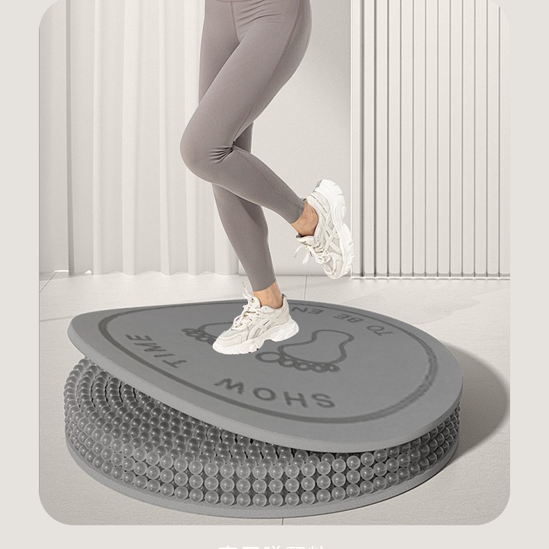 Round Jump Rope Mat, Shock-Absorbing and Soundproof, Home-Use Silent Mat, Thickened Indoor and Outdoor Fitness Exercise Ropeless Jump Rope Mat