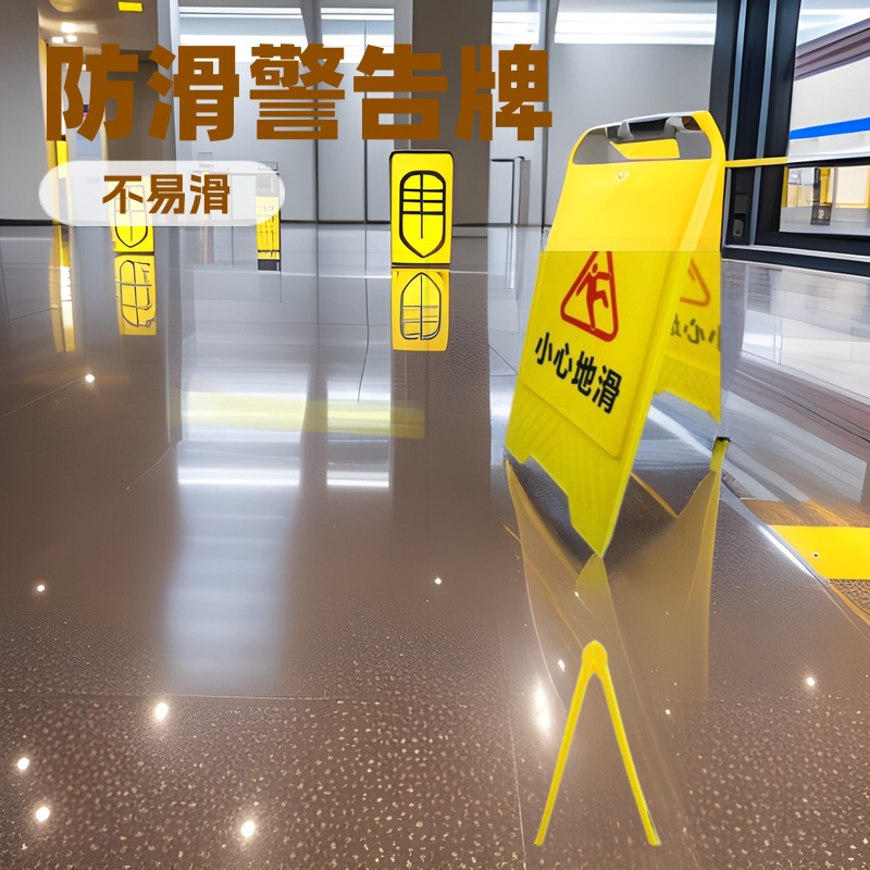 A字牌警示牌请勿泊车小心地滑指示牌酒店商场保洁工作提示告示牌