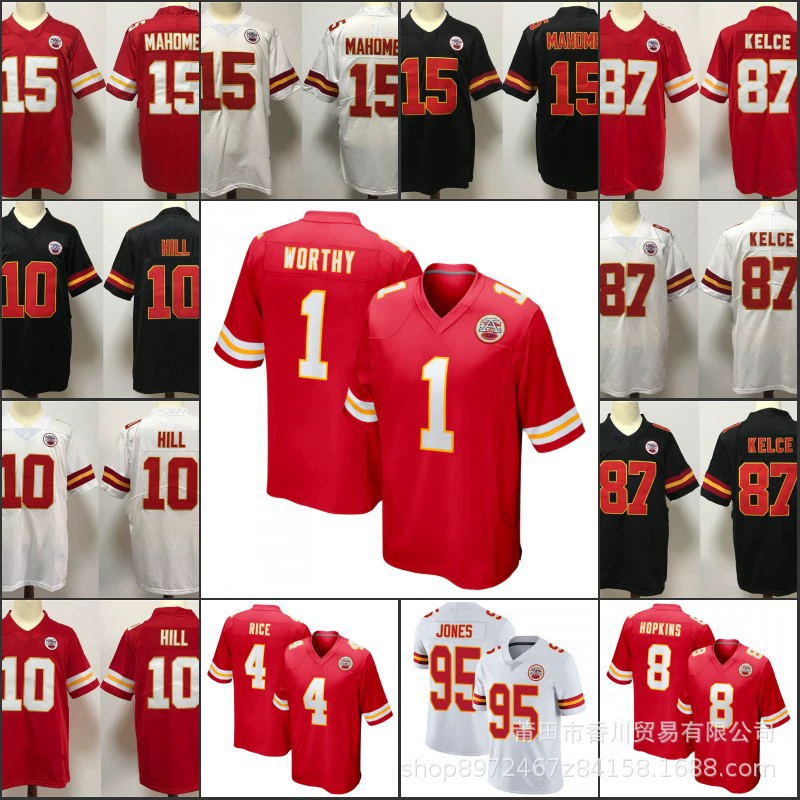 Джерси НФЛ Kansas City Chiefs Mahomes Kelce jersey майка