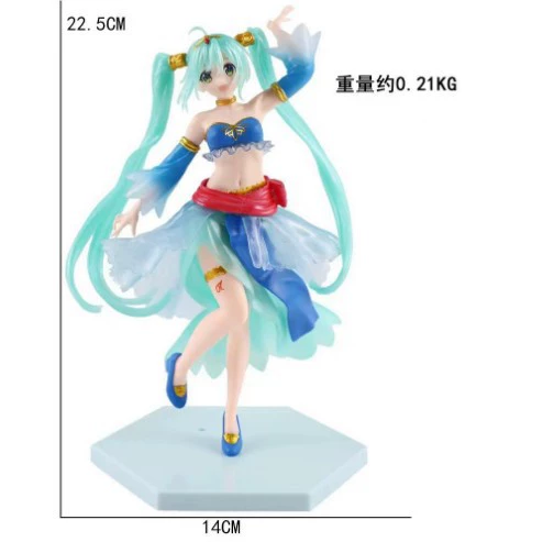 Фигурка Hatsune Miku, ПВХ, ~23 см — варианты Sakura и Cinderella в коробке