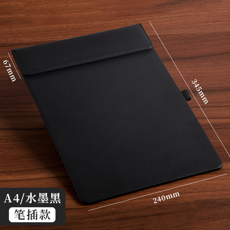 A4 잉크 블랙 회의 클립-(펜 클립 스타일)