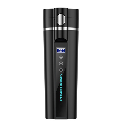  New Smart Car Water Boiling Cup Convenient Car Heated Water Cup Double-layer Vacuum Insulated Cup 450ml