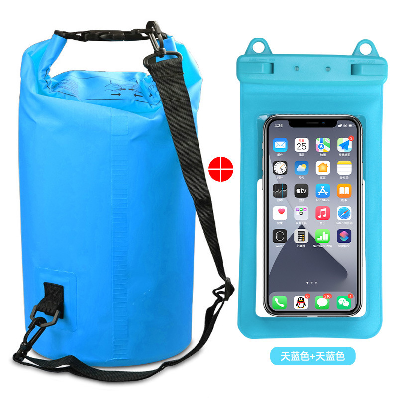 Verano playa caliente deriva bolsa de natación al aire libre mochila individual PVC impermeable bolsa de teléfono móvil Portátil Bolsa de cubo grande