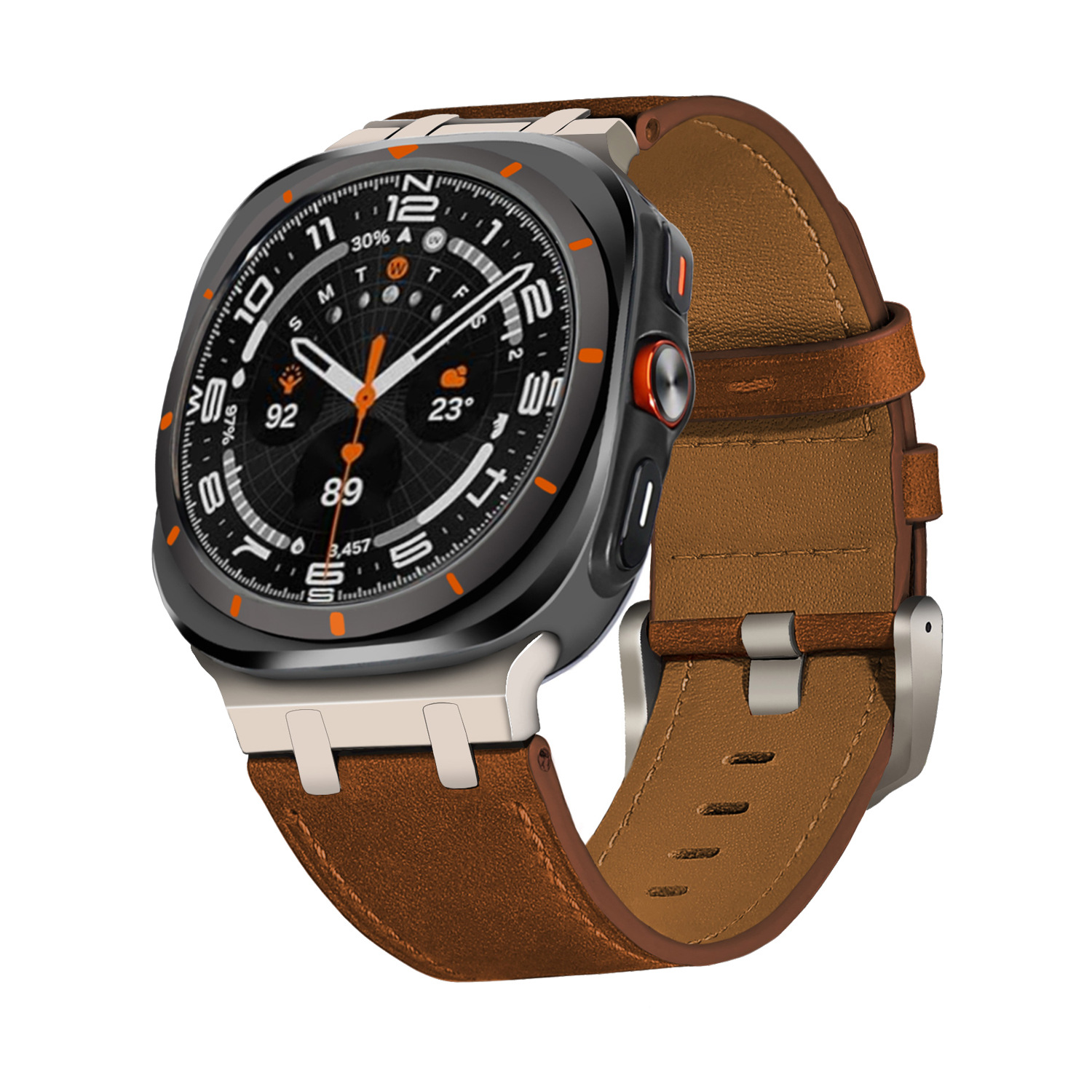 Ultra Crazy Horse Leather AP Stainless Steel Head Grain Leather Watch Strap O1CN01gQ7T591dNBbLpE1os !!3254213723 0 Cib