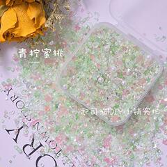 新款碎石风暴创意手工diy不规则矿石碎填充物美甲珍珠装饰配件