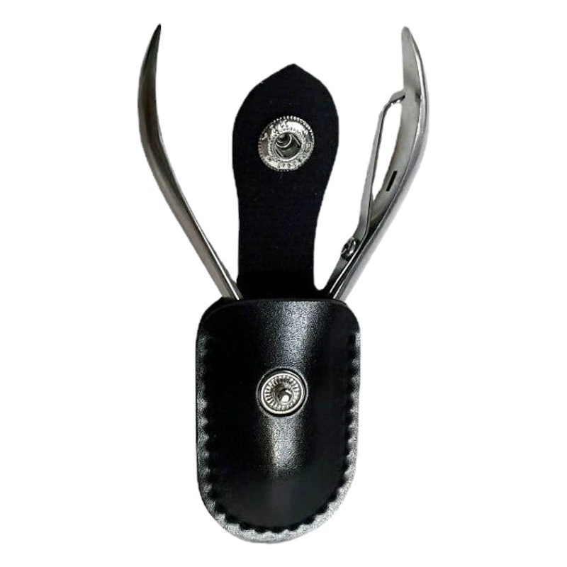 В наличии: кожаный чехол для кусачек для кутикулы, защитный чехол для кусачек для кутикулы, защитный чехол для инструмента для удаления омертвевшей кожи, кусачки для ногтей, инструмент для маникюра, набор для красоты