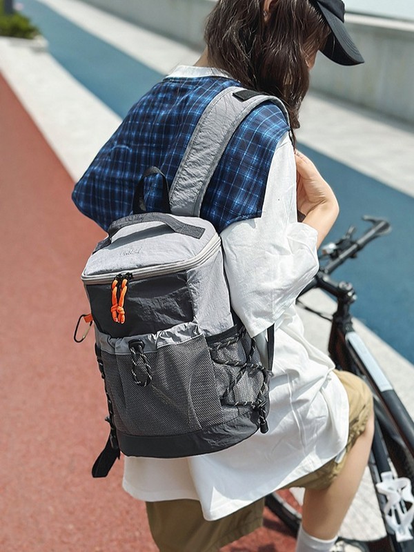 クロスボーダーカジュアルランチバッグダブルコンパートメント大容量外国貿易バックパック旅行キャンプスポーツユニセックスバックパック|undefined