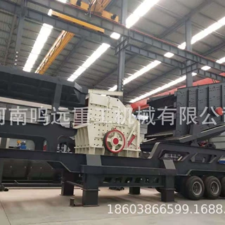 经济实用型轮胎移动破碎线 投资小见效快 助您快速盈利！