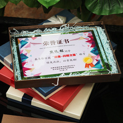 A4 Frame Gift Box Rectangle Packaging Box High-end Creative Business Album Picture Frame Gift Box Certificate Frame Gift Box