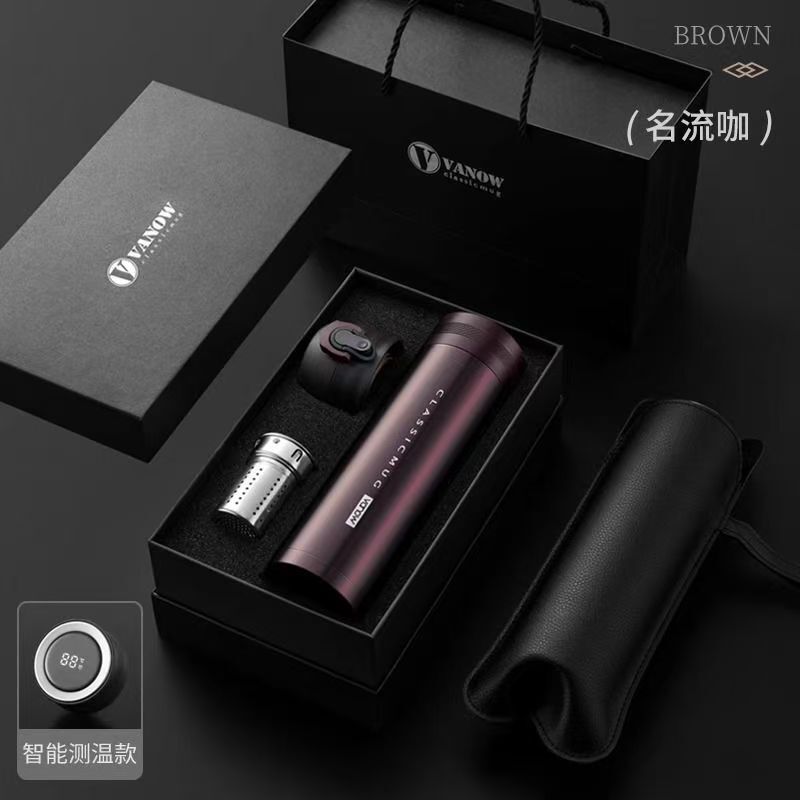 Vanow ハイエンドギフトボックス魔法瓶カップメンズ 2025 新しいビジネスアウトドアトラベルカップ旅行ティーカップ|undefined