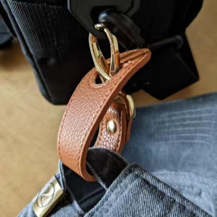 Clip Sujetador de Sombrero de Cuero PU, Súper Ligero y Almacenable, para Bolsos y Viajes image 2