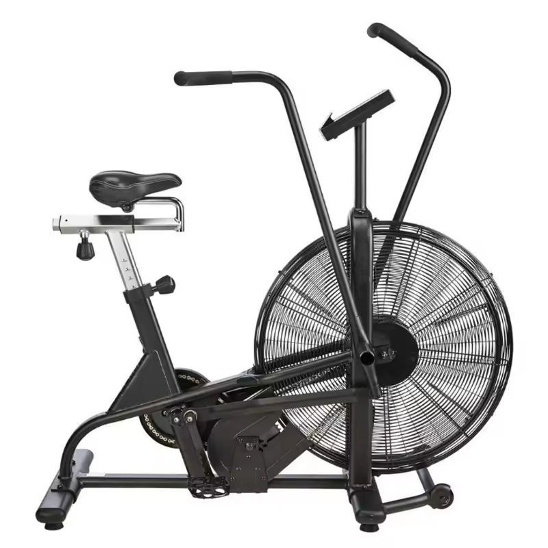 Vehículo de gimnasio de resistencia al viento comercial unidad de ventilador deportivo de hotel equipo de gimnasio ultra silencioso bicicleta dinámica