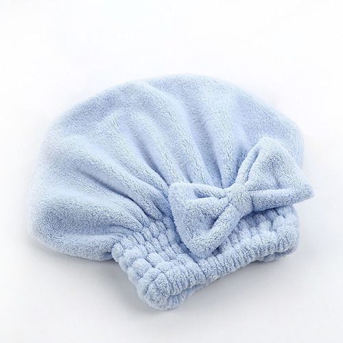 Hair drying cap for women, water-absorbent quick-drying hair wash towel, cute shower cap, dry hair towel, coral velvet, thick headscarf