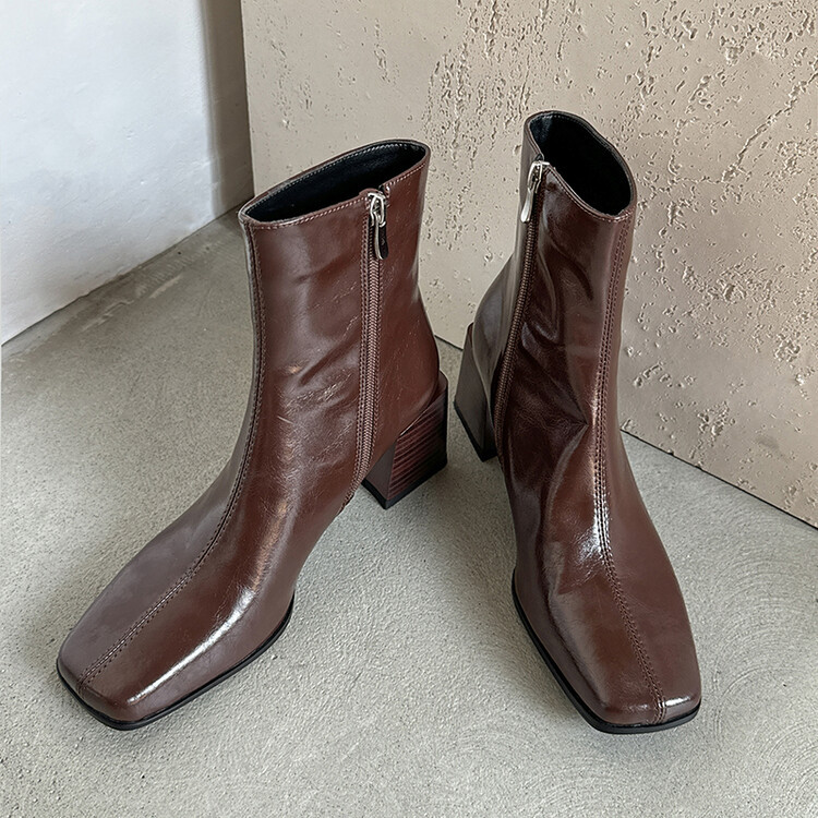 브라운 싱글 안감 6cm