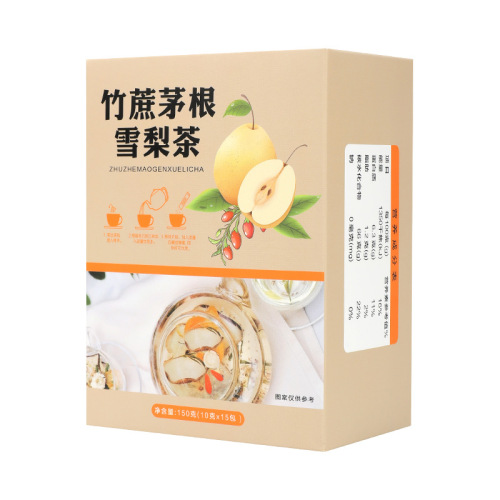 Yipinzan Bamboo Cane Snow Pear Tea No-boil Triangular Tea Bag Combination Healthy Tea Herbal Tea Boxed Bamboo Cane Maogen Snow Pear Tea