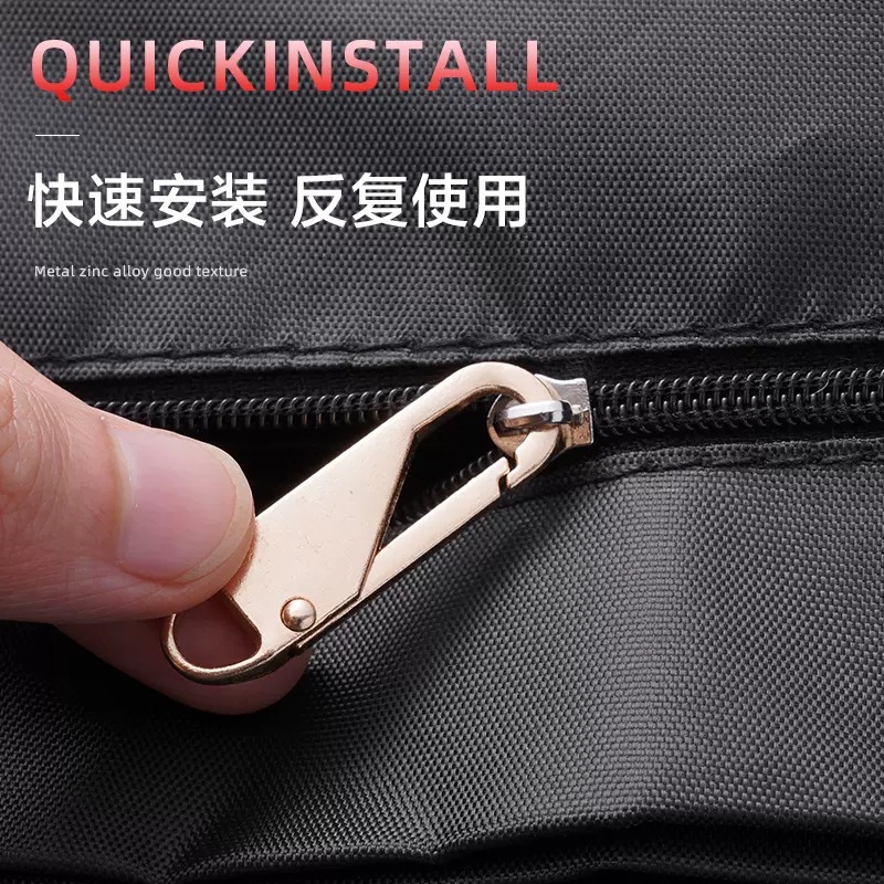 可拆卸拉片羽絨服外套包包通用拉鎖頭卡扣修復吊墜拉鏈頭萬能配件