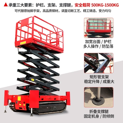 climbing vehicle, fully self-propelled – Avtomobil fırlanan platformaları