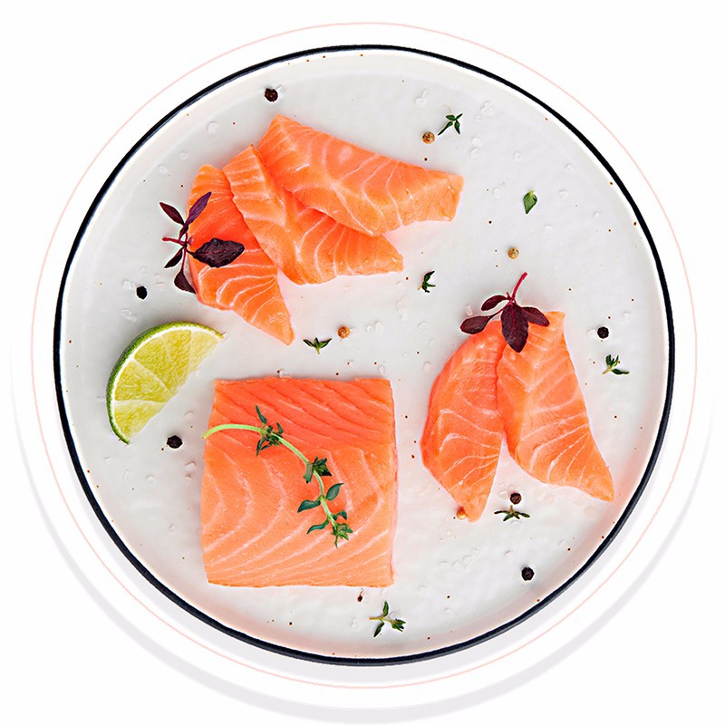 [Long of good]salmon Quick-freeze Seafood Aquatic products Restaurant Ingredients wholesale