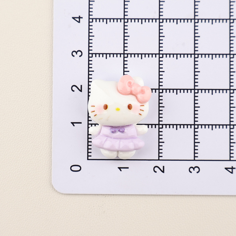 樹脂小物、光沢のある子猫、DIY手作りジュエリー、冷蔵庫用マグネット、携帯電話ケース、ヘアピン、ヘアアクセサリー、キーホルダー素材|undefined