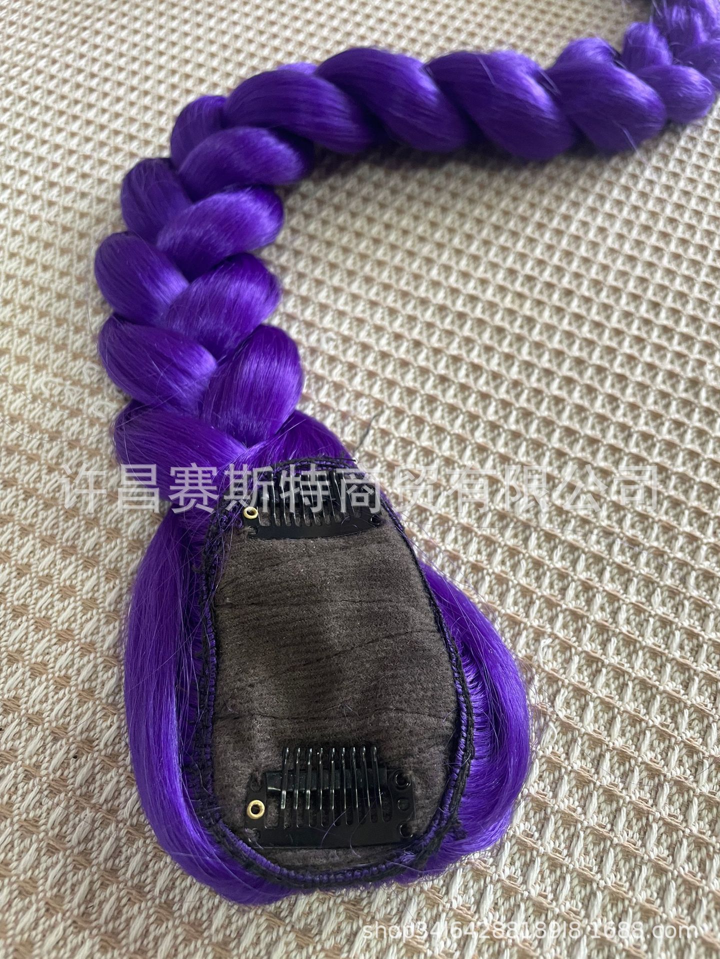 Peluca Trenzada para Cosplay de Fibra de Alta Temperatura Resistente al Calor para Eventos y Disfraces