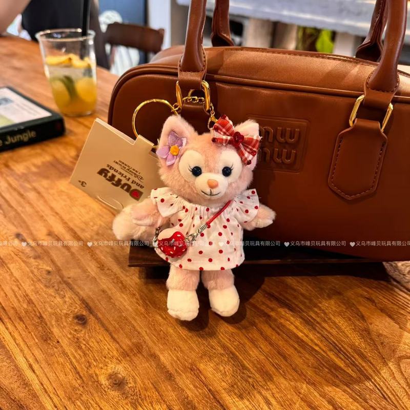 新款玲娜贝儿蕾丝公主裙穿搭毛绒公仔挂件玩偶包挂钥匙扣厂家直销|undefined