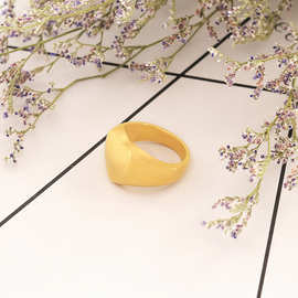 欧美新款个性钛钢男士刻字戒指不锈钢爱心指环 厂家批发可定/制