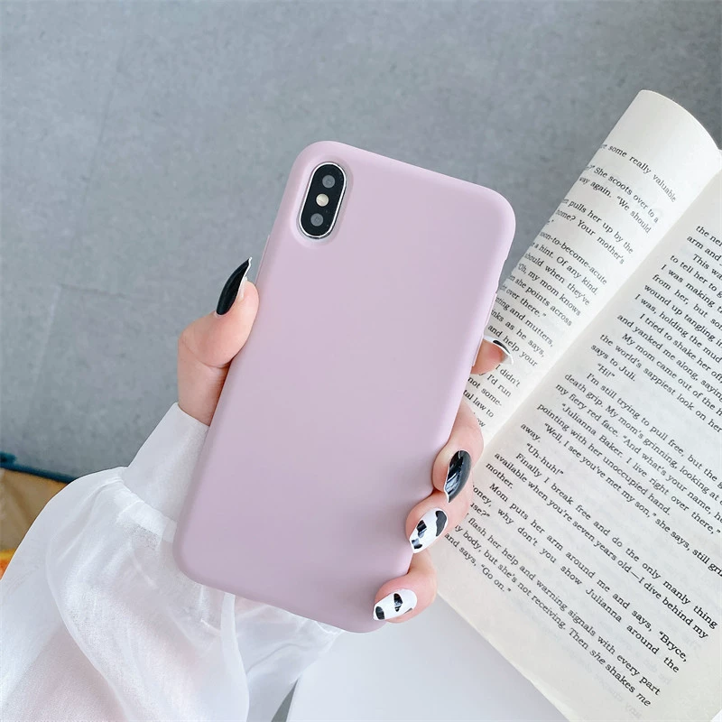 Яблоко, совместимый силиконовый чехол для телефона, матовый iPhone 12, iPhone12 Pro, iphone, 11