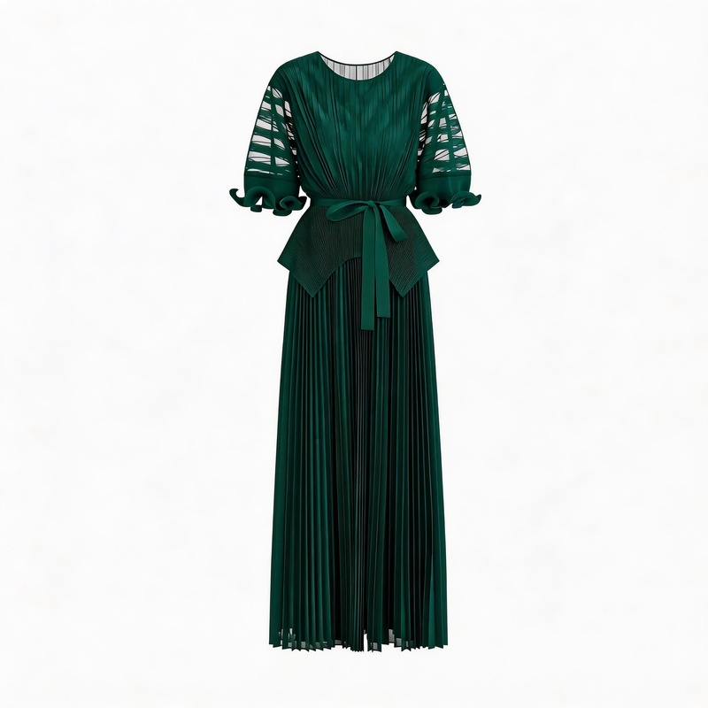 Cross-Border Pleated Hollow-Out Plus-Size Dress, African Popular Style, Lace Beading, High-End Evening Party Gown, Long Dress Cross-Border Pleated Hollow-Out Plus-Size Dress, African Popular Style, Lace Beading, High-End Evening Party Gown, Long Dress