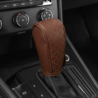 Cross-Border Universal Handbrake Cover, Sürətlər qutusu və əl tormozu başlıqları - automatic-transmission-cayenne-brown