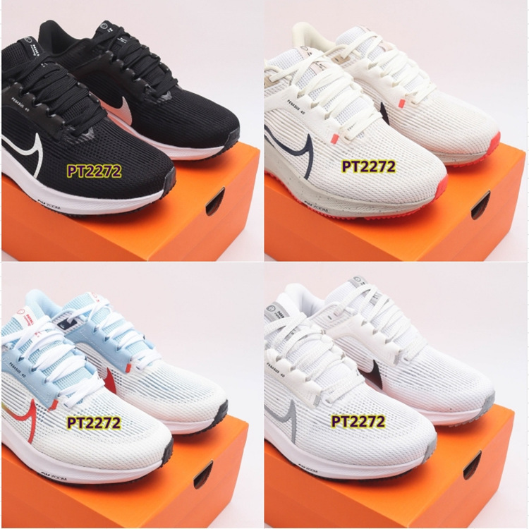 Air Zoom Pegasus 40th Generation Sneakers Mesh Breathable Running Shoes Thick Soles Increased Men's and Women's Shoes