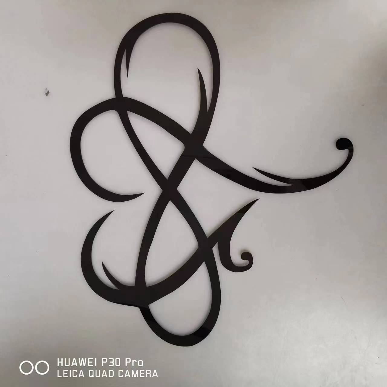 Explosive Product Eternal Love Infinity Heart Metal Wall Art_voghion.com