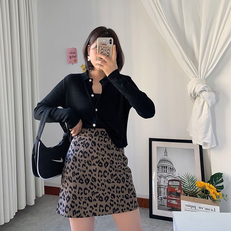 Leopard Print Skirt 3