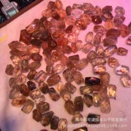 天然黑金超七随形吊坠颜色鲜艳发丝超多随型散石吊坠未打孔