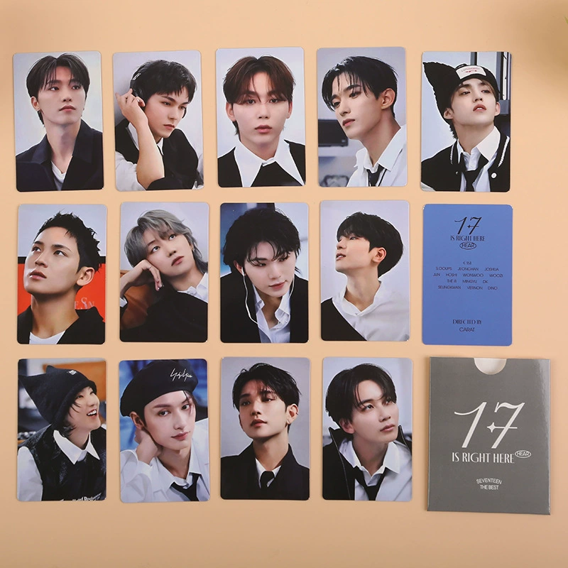 Корейская группа 17 SEVENTEEN новая специальная маленькая карта