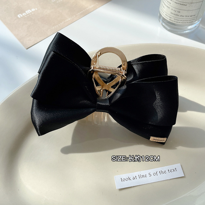 Otoño y invierno super fairy arco princesa cabeza agarrar clip de cabeza mujer detrás de la cabeza clip cuadrado muestra cara pequeña clip de pelo adornamiento de cabeza clip de pelo