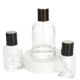 Factory wholesale 30ml transparent perfume bottle skin care products bottled press spray glass bottle cosmetic sample