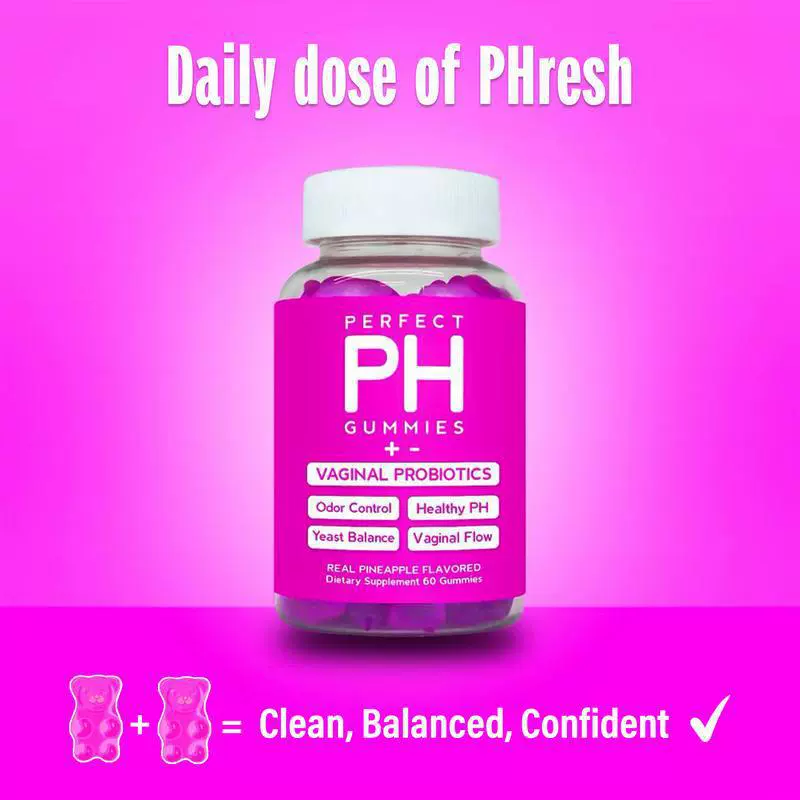 Новый продукт, бесплатная доставка TK Amazon, популярные женские балансирующие жевательные конфеты, 60 капсул, идеальный источник PH, прямые продажи с фабрики