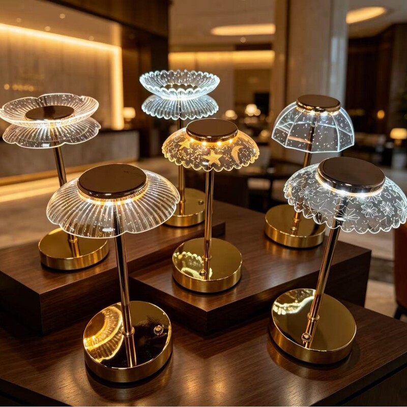 Cross-border petal-shaped table lamp, Instagram-style ambient light, decorative creative night light, bedside lamp, high-end vintage style Cross-border petal-shaped table lamp, Instagram-style ambient light, decorative creative night light, bedside lamp, high-end vintage style