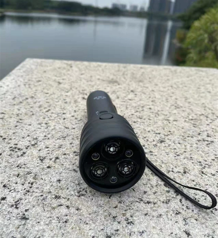 Новый трансграничный Репеллент для собак Amazon Ebay специально разработан для ультразвукового трехголового звукового фонарика для остановки лая, репеллента для собак, артефакта