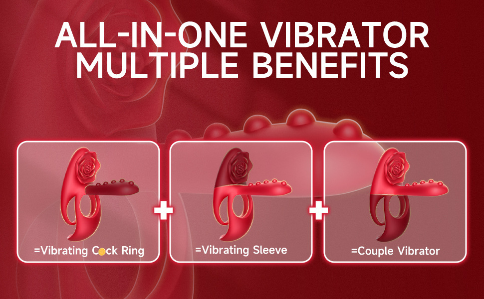 Vibrating Cock Ring For Couples Resonance Delay Training Aid_voghion.com
