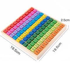 Multiplication table ninety-nine multiplication table wooden early education learning mathematics teaching aids educational toys primary school