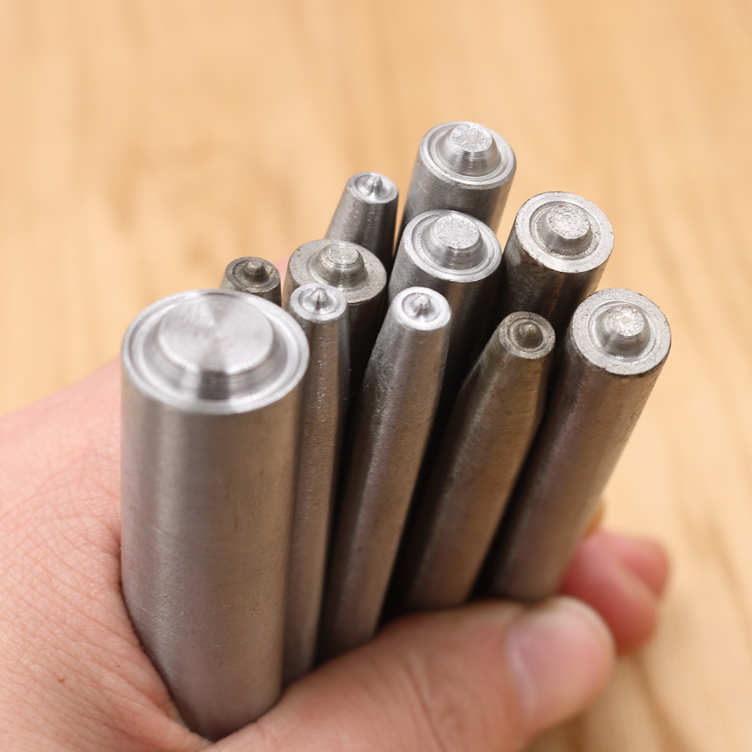 1.0-12MM气眼冲子开口冲反口冲铆钉工具半空心铆钉冲子翻边卷边模