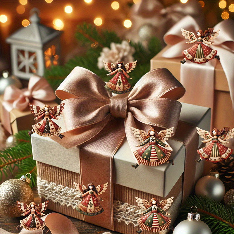 クロスボーダークリスマス装飾クリエイティブ人形ペンダント天使ペンダントクリスマスツリークリスマス絵画ペンダント|undefined