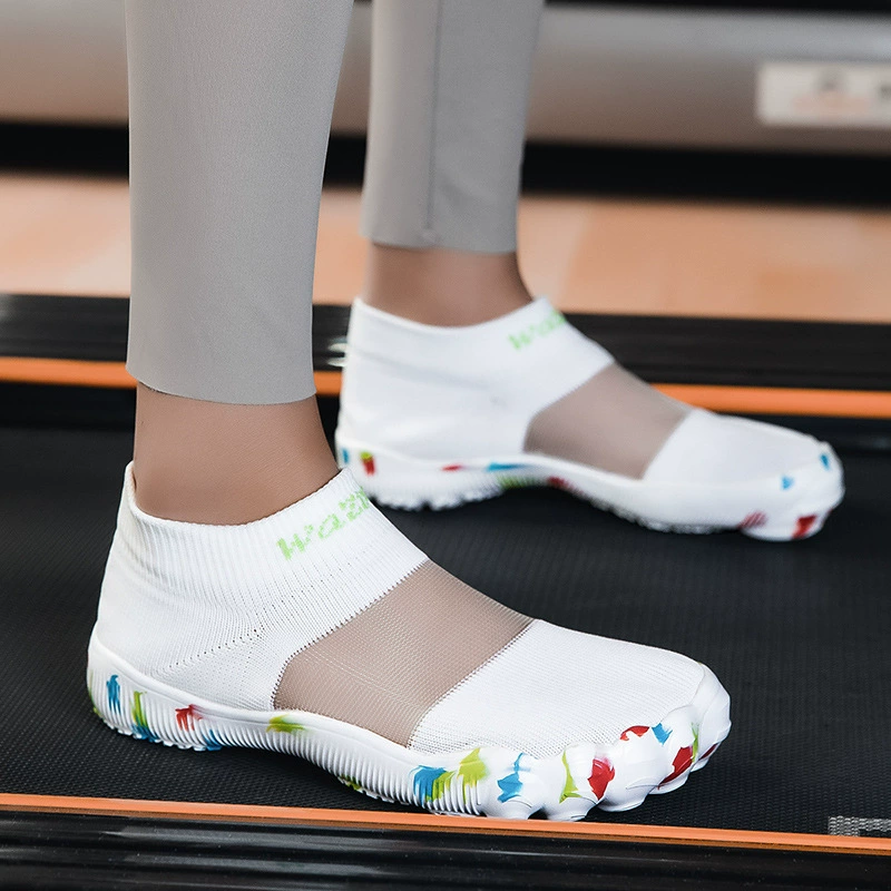 Обувь для беговой дорожки в помещении Спортивная обувь для мужчин и женщин на мягкой подошве Обувь для йоги противоскользящая тренировочная спортивная обувь для скакалки