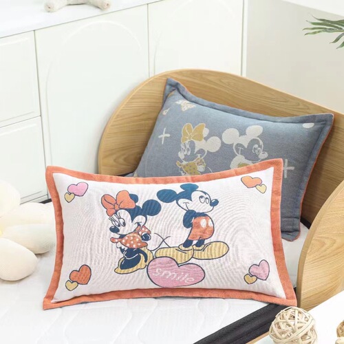 New Arrival 100% Cotton Gauze Children's Pillowcase Cute Cartoon Baby Pillow Core Cover Universal Four Seasons Soft Skin-Friendly